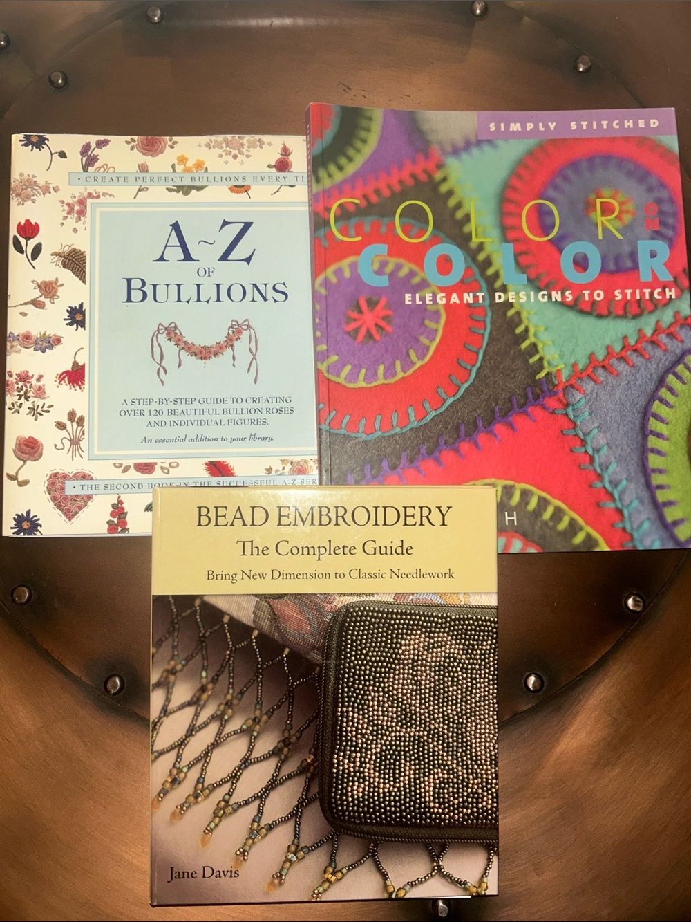 Bead Embroidery, A–Z of Bullions & Color to Color - Embroidery Book Bundle
